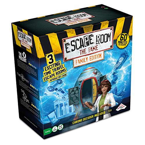 Escape Room The Game: edición Familiar - Viaje en el Tiempo, Juegos Familiares, para 3-5 Jugadores, a Partir de 10 años