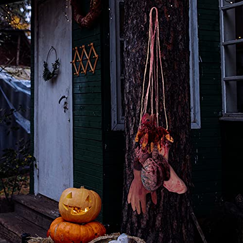 EXCEART 1 Juego de Accesorios para Halloween de Sangre Falsos, Piezas de Cuerpo Roto Cortadas a Mano, pies y Dedos para decoración de Fiestas de casa