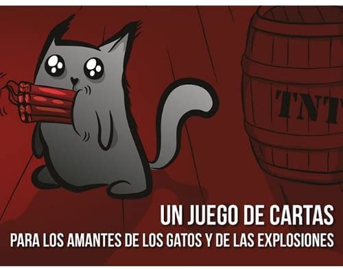 Exploding Kittens - Juego de Cartas en Español - EKIEK01ES & EKIEK05ES - Streaking - Expansión en Español