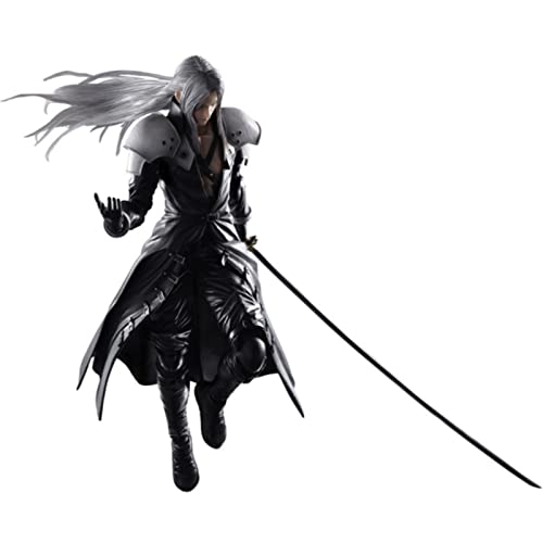 FABIIA Final Fantasy VII: Play Arts Kai Advent Children Sephiroth Figura Figura Modelo Decoración Coleccionable Regalos de Muñeca KO Versión