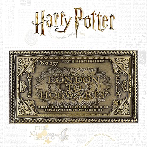 Fanattik Billete de tren oficial de Harry Potter Hogwarts Edición Limitada - Harry Potter coleccionable - Solo 9995 en todo el mundo - Regalos de Harry Potter