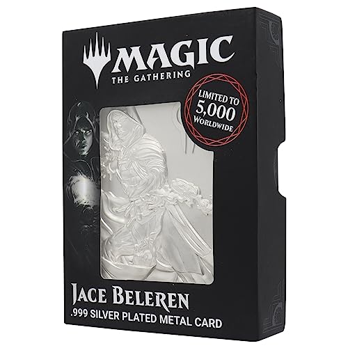 FANATTIK Magic The Gathering - Jace Beleren - Carte Plaquée Argent Collector