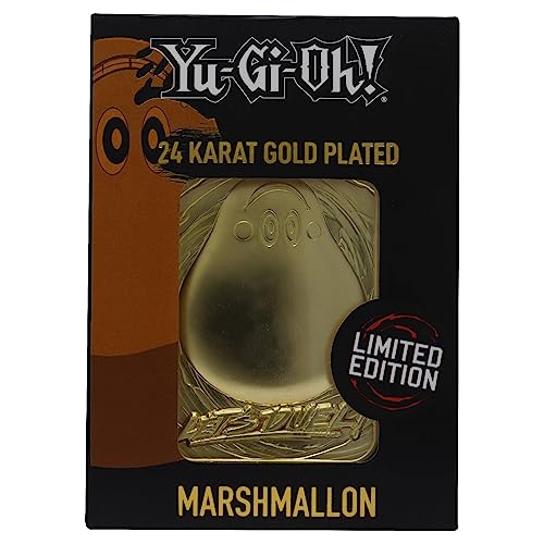 FANATTIK YU-GI-OH! - Marshmallon - Carte en métal plaqué or Collector