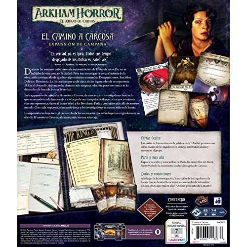Fantasy Flight Games Arkham Horror LCG AHC68ES - El Camino a Carcosa exp. Campaña - Juego de Cartas en Español