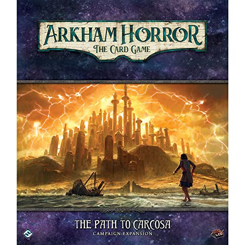 Fantasy Flight Games Arkham Horror The Card Game: The Path to Carcosa Campaña Expansion | Juego de mesa | A partir de 14 años | 1-4 jugadores | Tiempo de juego de 60-120 minutos, multicolor (FFGAHC68)