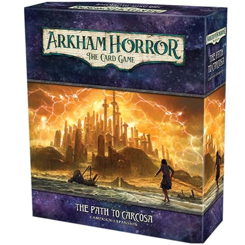 Fantasy Flight Games Arkham Horror The Card Game: The Path to Carcosa Campaña Expansion | Juego de mesa | A partir de 14 años | 1-4 jugadores | Tiempo de juego de 60-120 minutos, multicolor (FFGAHC68)