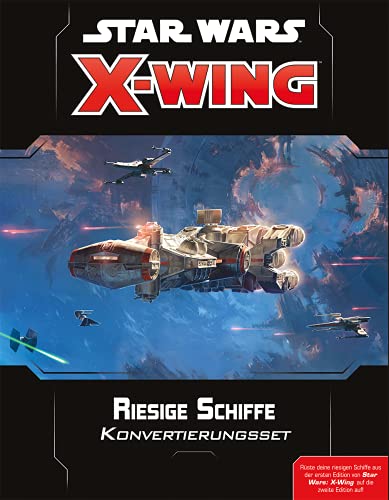 Fantasy Flight Games Asmodee FFGD4144 SW: X-Wing 2.Ed. - Enormes Barcos convertidos. - Ampliación, Juego Experto, alemán