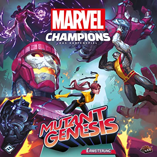 Fantasy Flight Games Asmodee Marvel Champions: LCG – Mutant Genesis, Ampliación de campañas, Juego de Expertos, de Cartas, 1-4 Jugadores, A Partir de 12+ años, 1-2 Horas, Alemán
