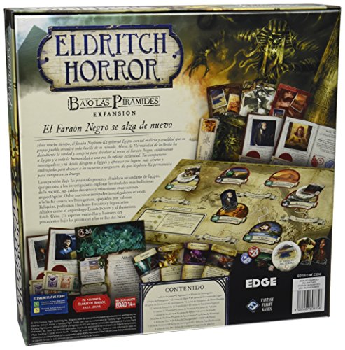 Fantasy Flight Games Eldritch Horror - Bajo Las pirámides - Juego de Mesa en Español