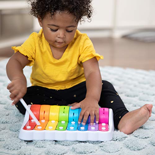 Fat Brain Toys Rock 'N Roller Piano - Campanas musicales para bebés y niños pequeños