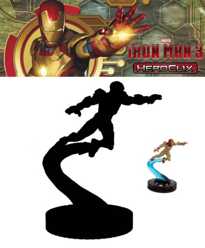 FCBD Version - Marvel Heroclix Iron Man 3 Iron Man MARQUEE figure and online ...