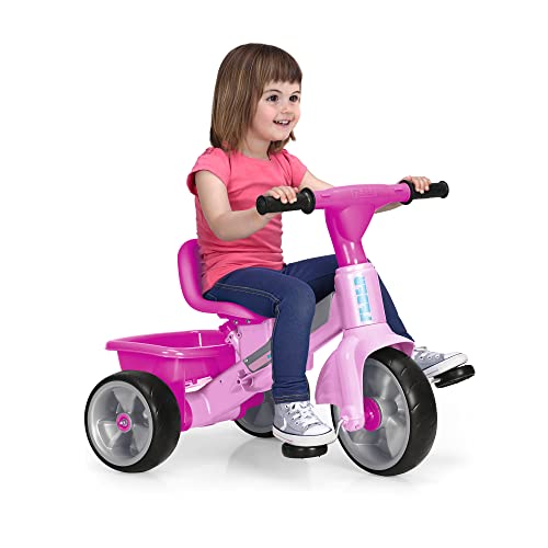 FEBER- Tryke Baby Plus Music Pink, Triciclo (Famosa 800010210)