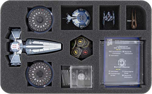Feldherr Bandeja de Espuma HSMEMD035BO es Compatible con Star Wars X-Wing: Infiltrador Sith