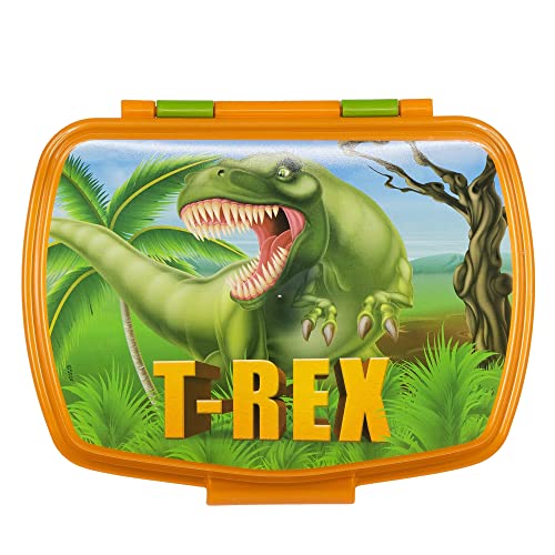 Fiambrera rectangular para el almuerzo infantil de Dinosaurios
