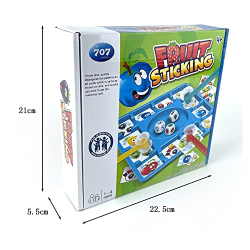 FIBOGOUP Juegos de mesa de juguete a partir de 6 años de juegos sociales a partir de 6 años de fruta