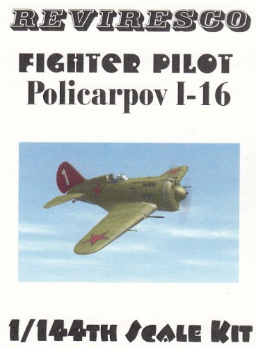 Fighter Pilot Reviresco FP-69 - Policarpov I-16 - Avión de caza ruso - Guerra Civil Española - Kit de Estaño 1:144