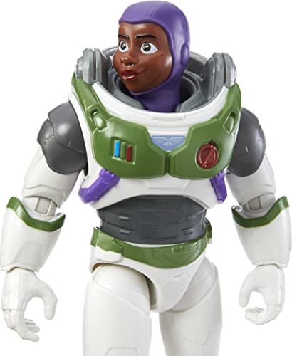 Figura de acción de Disney Pixar Lightyear a gran escala de 12 pulgadas, Alpha Alisha Hawthorne, Space Ranger Commander, 12 articulaciones móviles, 4 años en adelante
