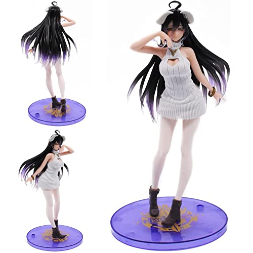 Figura de Anime Overlord Figura de Anime Girl,Figura Anime Temas PVC Anime Estatua de Coleccionable Juguete Hechos a Mano Modelos para Decoración para Niños,Adultos,Fanáticos del Anime 22 CM