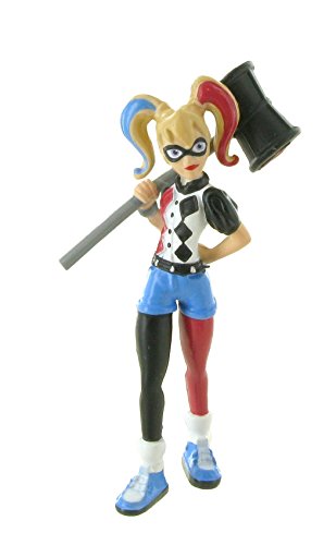 Figuras Super Hero Girls – Figura Harley Quinn, 9 cm (Comansi Y99114)
