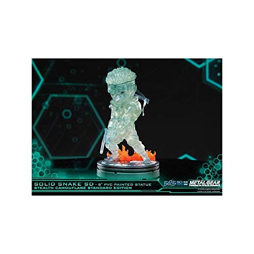 First4Figures - Metal Gear Solid (Stealth Camo. Clear Solid Snake) PVC Figurine