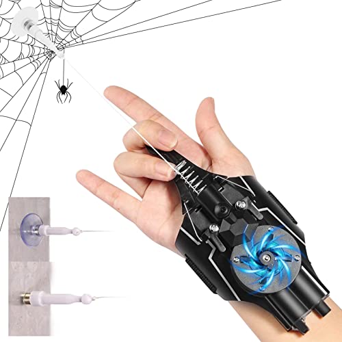 Firulab Spider Web Shooter, Cosplay Web Shooter Launcher String Toy, Electric Reel-in Spider Web Shooters, Spider Web Launcher para niños Cosplay