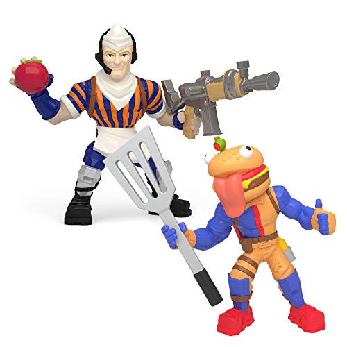 Fortnite Paquete dúo – 2 Figuras de la colección Battle Royale – Beef Boss y Grill Sargento, Multicolor, Small (Moose Toys 63543)