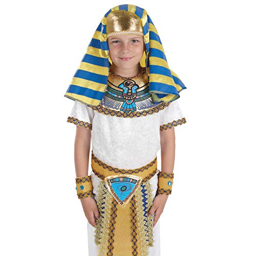 Fun Shack Disfraz Egipcio Niño, Disfraz Faraon Niño, Traje Egipcio Niño, Disfraz Niño Egipcio,Disfraz Egipto Niño, Egipcio Disfraz Niño, Disfraz Carnaval Niño Talla XL
