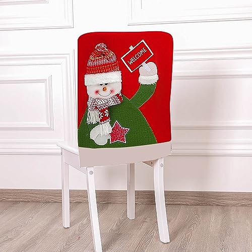 Funda para silla de comedor de Navidad, decoración de fiesta festiva para el hogar, cocina, fiesta, Dba258 (AG, talla única)