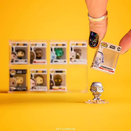 Funko Bitty POP! Star Wars - Leia 4 Paquete Incluye Princesa Leia™, R2-D2™, C-3PO™, And A Mystery Figure Y Una Mini Figura Misteriosa De Sorpresa - 2.3 Cm - Figuras Miniaturas Coleccionables