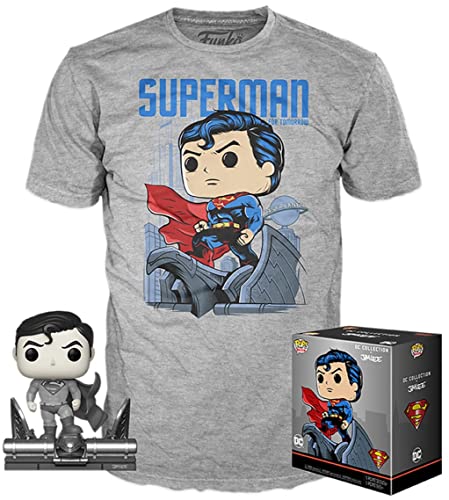 Funko DC - Booble Head Pop N° XX - Superman + Camiseta (S)