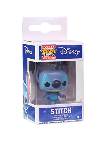 Funko Pocket Pop! Keychain: Disney - Stitch - Lilo and Stitch - Minifigura de Vinilo Coleccionable Llavero Original - Relleno de Calcetines - Idea de Regalo- Mercancia Oficial - Movies Fans