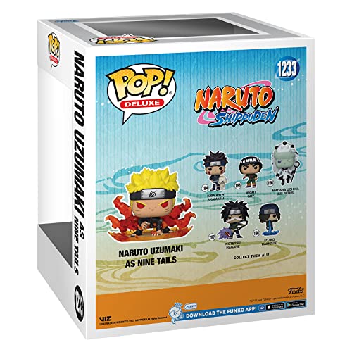 Funko POP! Deluxe: Naruto Uzumaki - Naruto Uzumaki As Nine Tails - Exclusivo De Amazon - Figuras Miniaturas Coleccionables Para Exhibición - Idea De Regalo - Mercancía Oficial - Fans De Anime
