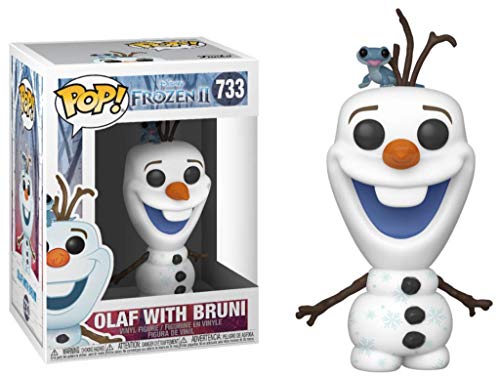Funko Pop! Disney: Frozen 2-Olaf with Bruni - el Reino del Hielo - Figura de Vinilo Coleccionable - Idea de Regalo- Mercancia Oficial - Juguetes para Niños y Adultos - Movies Fans