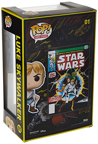 Funko Pop! Exclusivo - Portada del cómic: La Guerra de Las Galaxias - Luke Skywalker Vinilo Bobblehead
