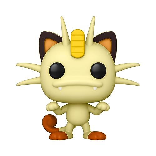 Funko Pop! Games: Pokemon - Meowth - Figura de Vinilo Coleccionable - Idea de Regalo- Mercancia Oficial - Juguetes para Niños y Adultos - Video Games Fans - Muñeco para Coleccionistas y Exposición