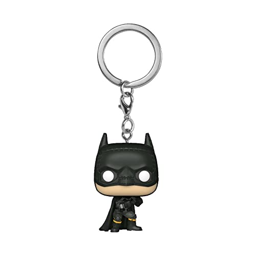 Funko Pop! Keychain: DC The Batman - Batman - Minifigura de Vinilo Coleccionable Llavero Original - Relleno de Calcetines - Idea de Regalo- Mercancia Oficial - Movies Fans - Minifigura