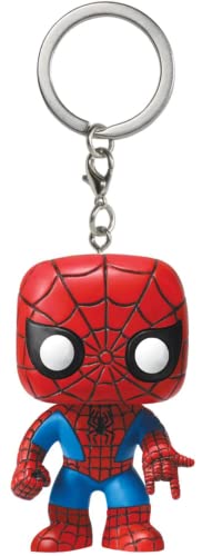 Funko POP! Keychain: Marvel - Spider-Man - Marvel Comics - Cómics Marvel - Minifigura de Vinilo Coleccionable Llavero Original - Relleno de Calcetines - Idea de Regalo- Mercancia Oficial - Minifigura