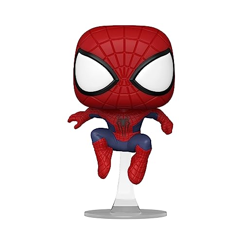 Funko Pop! Marvel: Spiderman No Way Home 2021 - Spider-Man - Leaping SM3 - Figura de Vinilo Coleccionable - Idea de Regalo- Mercancia Oficial - Juguetes para Niños y Adultos - Movies Fans