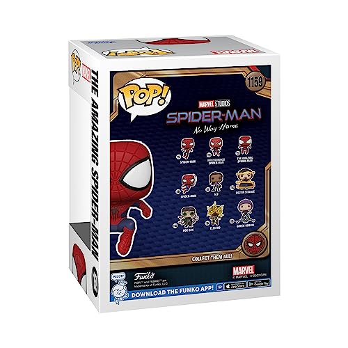 Funko Pop! Marvel: Spiderman No Way Home 2021 - Spider-Man - Leaping SM3 - Figura de Vinilo Coleccionable - Idea de Regalo- Mercancia Oficial - Juguetes para Niños y Adultos - Movies Fans