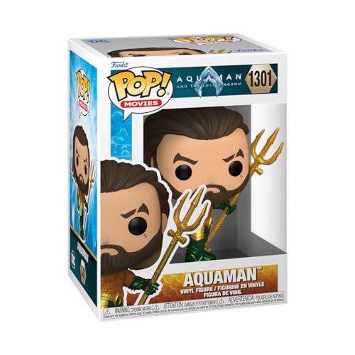 Funko POP! Movies: DC - Aquaman Hero Suit - Figuras Miniaturas Coleccionables Para Exhibición - Idea De Regalo - Mercancía Oficial - Juguetes Para Niños Y Adultos - Fans De Movies