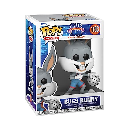 Funko Pop! Movies: SJ2 - Bugs Bunny Dribbling - Space Jam 2 - Figura de Vinilo Coleccionable - Idea de Regalo- Mercancia Oficial - Juguetes para Niños y Adultos - Movies Fans