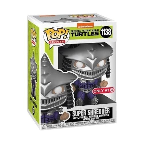 Funko POP! Teenage Mutant Ninja Turtles Super Shredder #1138 Exclusivo (metálico)