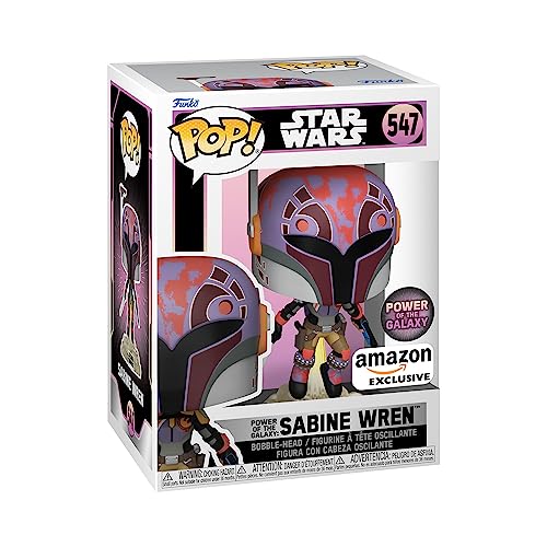 Funko Pop! Women of Star Wars - Sabine WREN - Star Wars: Rebels - Exclusiva Amazon - Figura de Vinilo Coleccionable - Idea de Regalo- Mercancia Oficial - Juguetes para Niños y Adultos - TV Fans