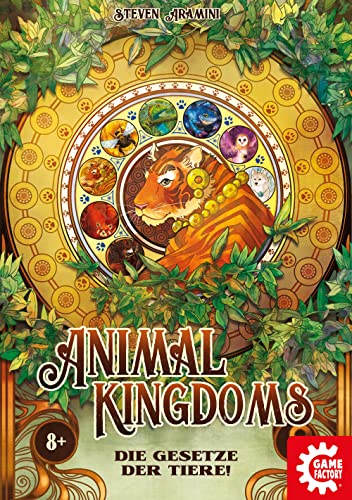 Game Factory 646286 Animal Kingdoms, Familiar, Adultos y niños a Partir de 8 años, Mesa, Juego de mayoría, Multicolor