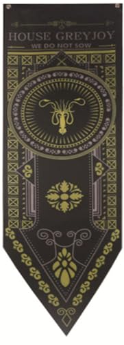 game thrones accesorios - banner de casa game thrones Greyjoy 151X47CM