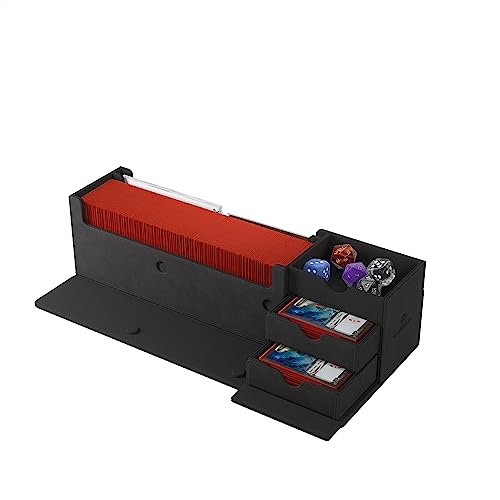 Gamegenic Cards Lair 400+ Black - Caja Premium para Cartas