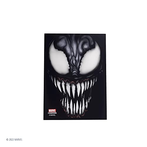 Gamegenic, Juego Marvel Champions Sleeves Venom - Multilenguaje (incluye Español)