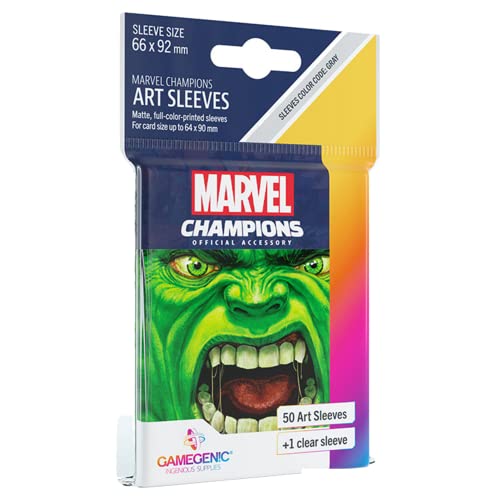 Gamegenic Marvel Champions Sleeves Hulk (GGS15004ML)