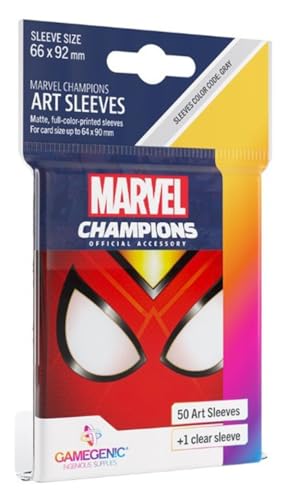 Gamegenic - Marvel Champions Sleeves Spider-Woman - Multilenguaje (incluye Español)