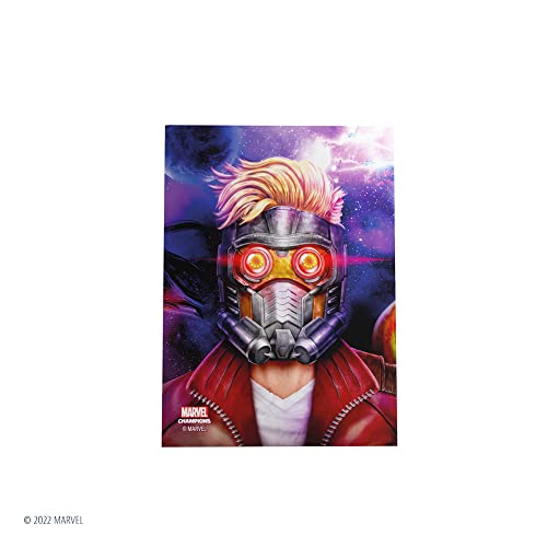 Gamegenic - Marvel Champions Sleeves Star-Lord - Multilenguaje (incluye Español)